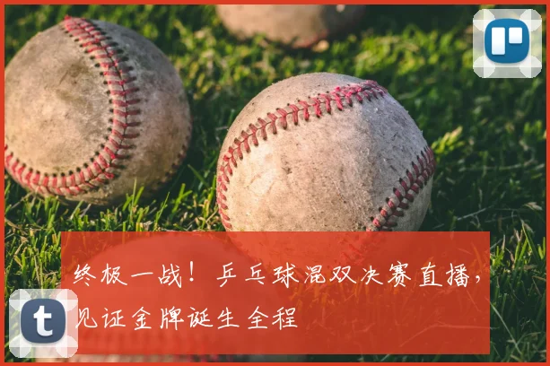 终极一战！乒乓球混双决赛直播，见证金牌诞生全程